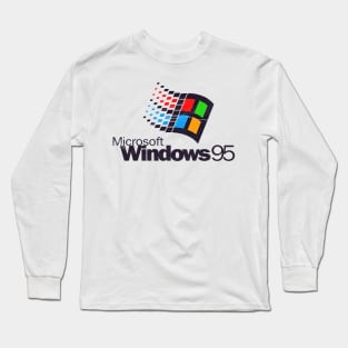 windows classic logo 95 Long Sleeve T-Shirt